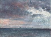 John Constable A storm off the coast of Brighton oil on canvas